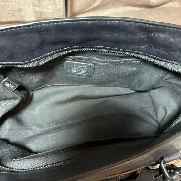 COACH BLAKE CARRYALL 25 IN BUBBLE LEATHER F55665
